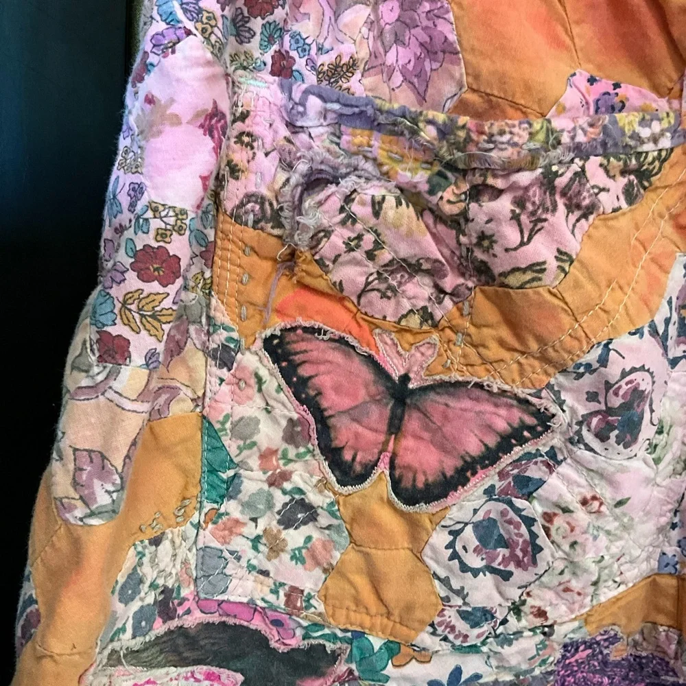 Magnolia Pearl Pink and Orange Ankle Cropped Pants - Picture 9 of 15